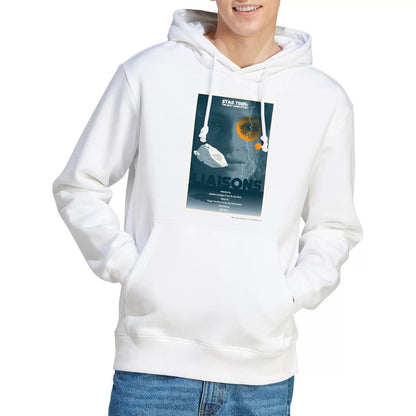 White - Lifestyle - Star Trek Mens The Next Generation Season 7 Episode 2 Hoodie