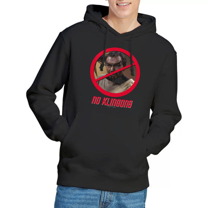 Black - Lifestyle - Star Trek Mens No Klingons Hoodie