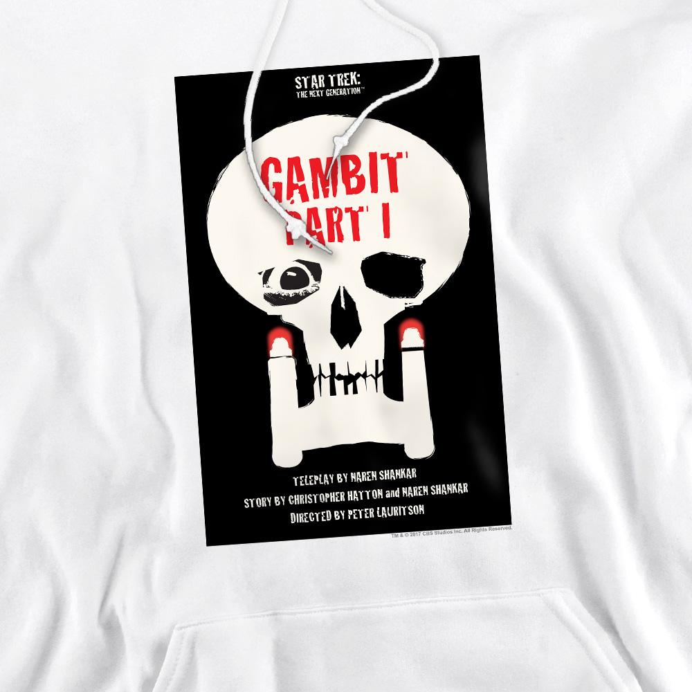 White - Pack Shot - Star Trek Mens The Next Generation Season 7 Episode 4 Hoodie