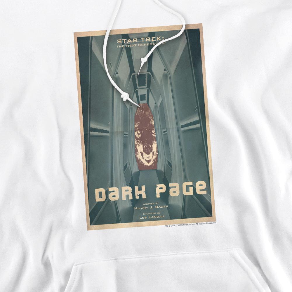 White - Pack Shot - Star Trek Mens The Next Generation Season 7 Episode 7 Hoodie