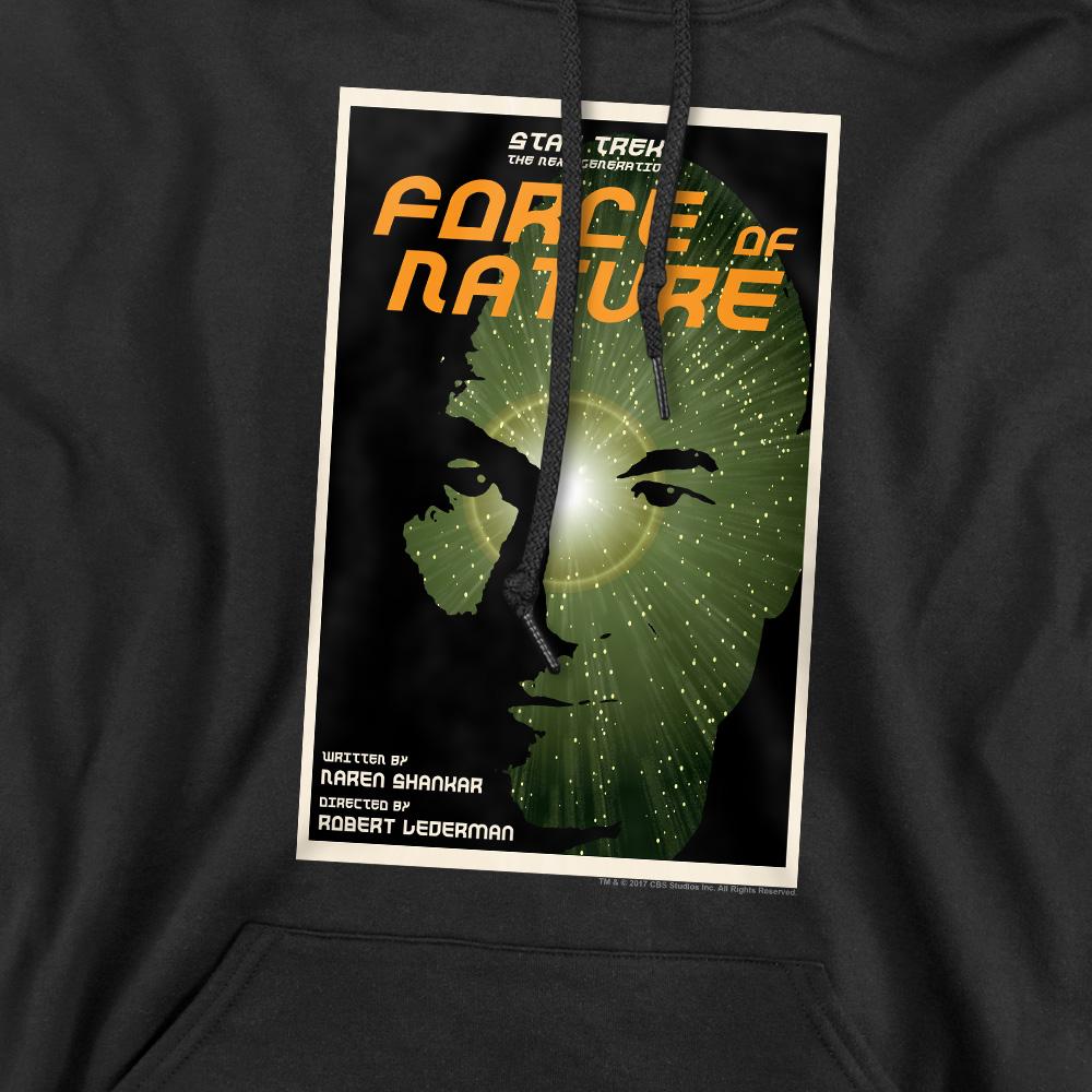 Black - Pack Shot - Star Trek Mens The Next Generation Season 7 Episode 9 Hoodie