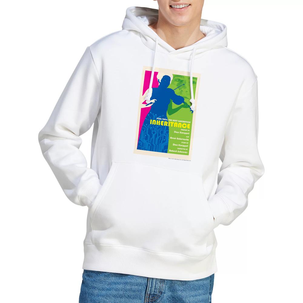 White - Lifestyle - Star Trek Mens The Next Generation Season 7 Episode 10 Hoodie