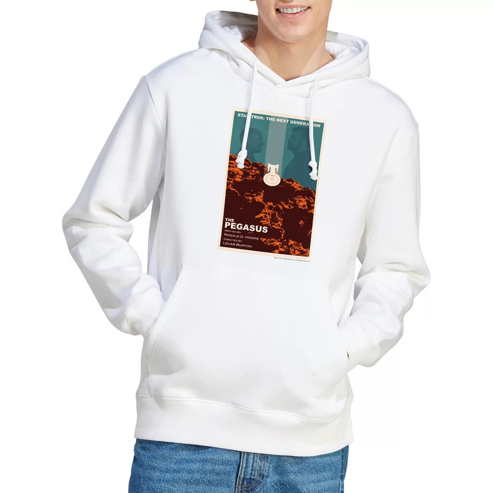 White - Lifestyle - Star Trek Mens The Next Generation Season 7 Episode 12 Hoodie