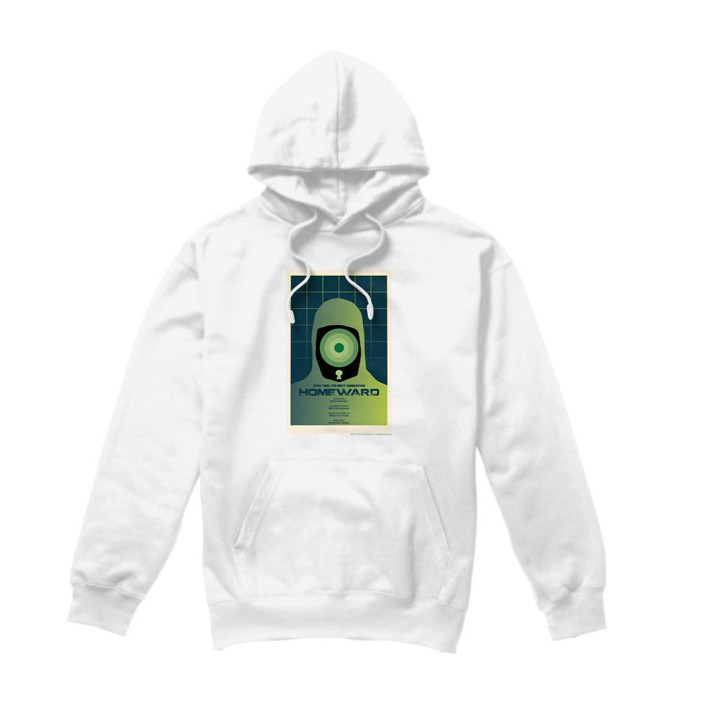 White - Front - Star Trek Mens The Next Generation Season 7 Episode 13 Hoodie