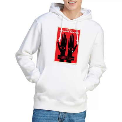 White - Lifestyle - Star Trek Mens The Next Generation Season 7 Episode 15 Hoodie