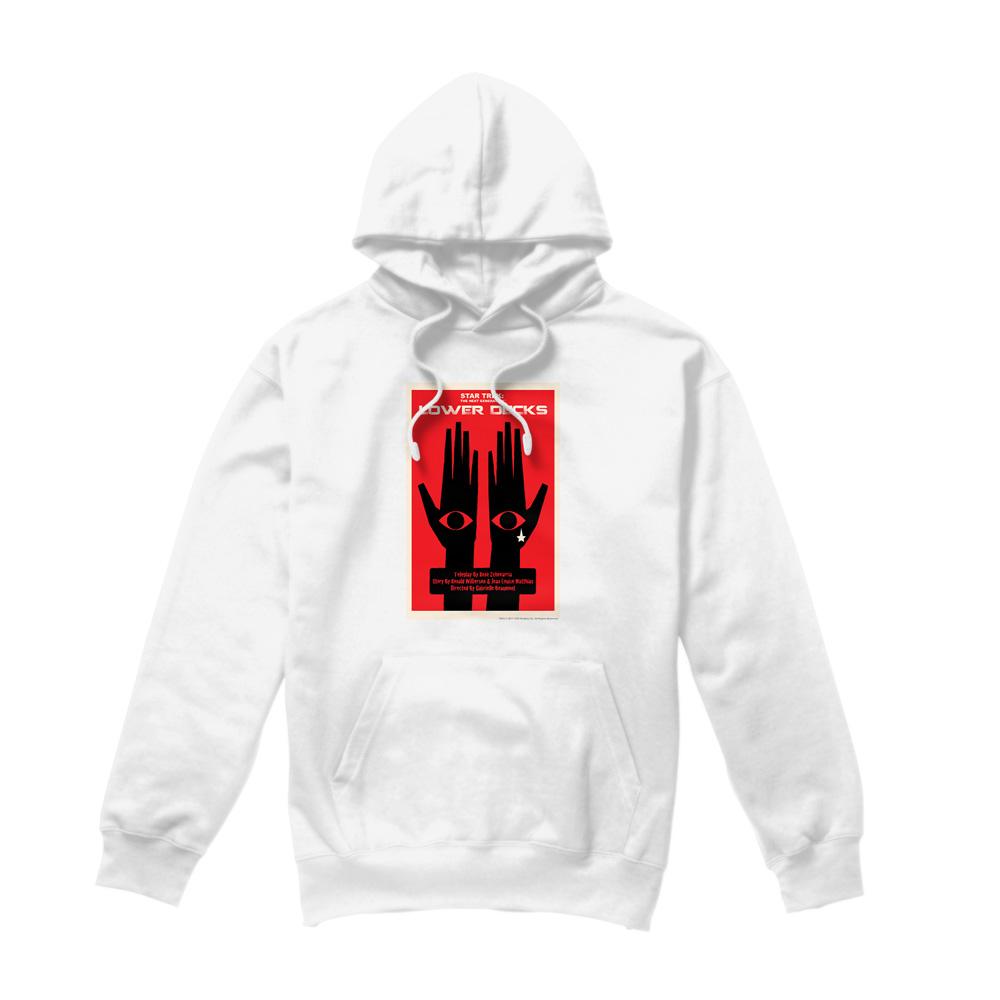 White - Front - Star Trek Mens The Next Generation Season 7 Episode 15 Hoodie