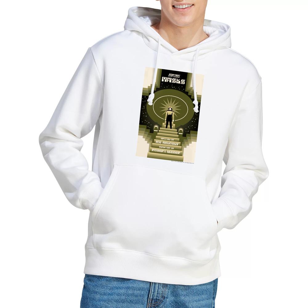 White - Lifestyle - Star Trek Mens The Next Generation Season 7 Episode 17 Hoodie