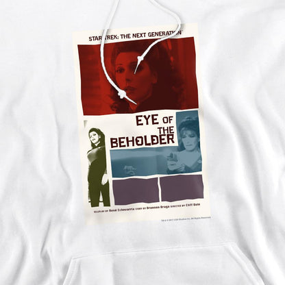 White - Pack Shot - Star Trek Mens The Next Generation Season 7 Episode 18 Hoodie