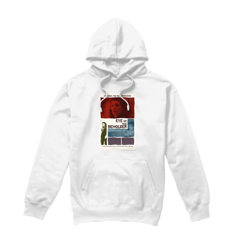 White - Front - Star Trek Mens The Next Generation Season 7 Episode 18 Hoodie