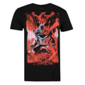 Black-Red-Grey - Front - Batman Mens Graveyard T-Shirt