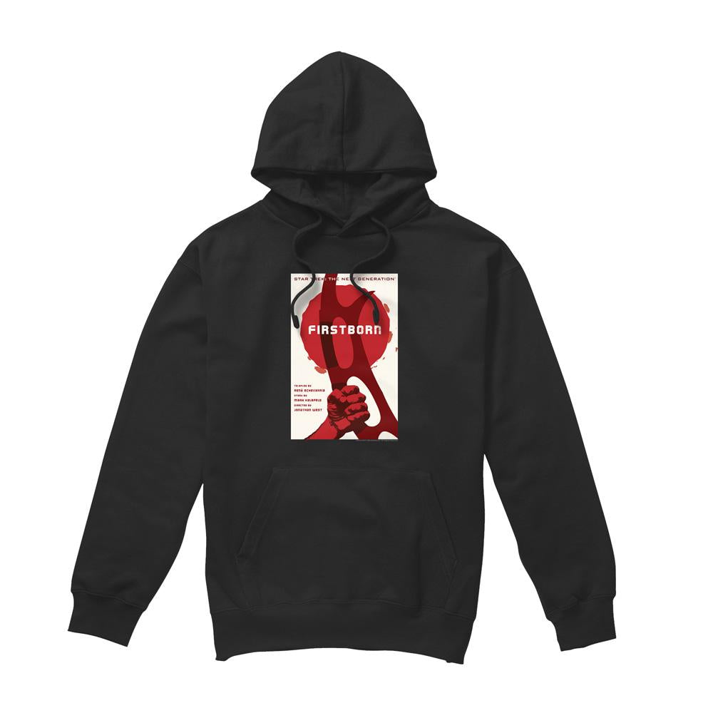 Black - Front - Star Trek Mens The Next Generation Season 7 Episode 21 Hoodie