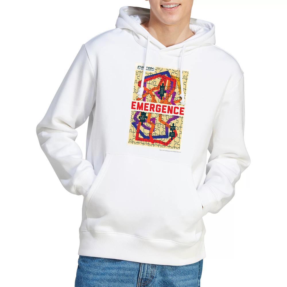 White - Lifestyle - Star Trek Mens The Next Generation Season 7 Episode 23 Hoodie