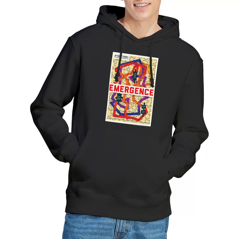 Black - Lifestyle - Star Trek Mens The Next Generation Season 7 Episode 23 Hoodie