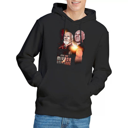 Black - Lifestyle - Star Trek Mens Mirror Jean-Luc Picard Hoodie