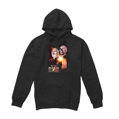 Black - Front - Star Trek Mens Mirror Jean-Luc Picard Hoodie