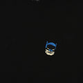 Black - Side - Batman Mens Embroidered T-Shirt