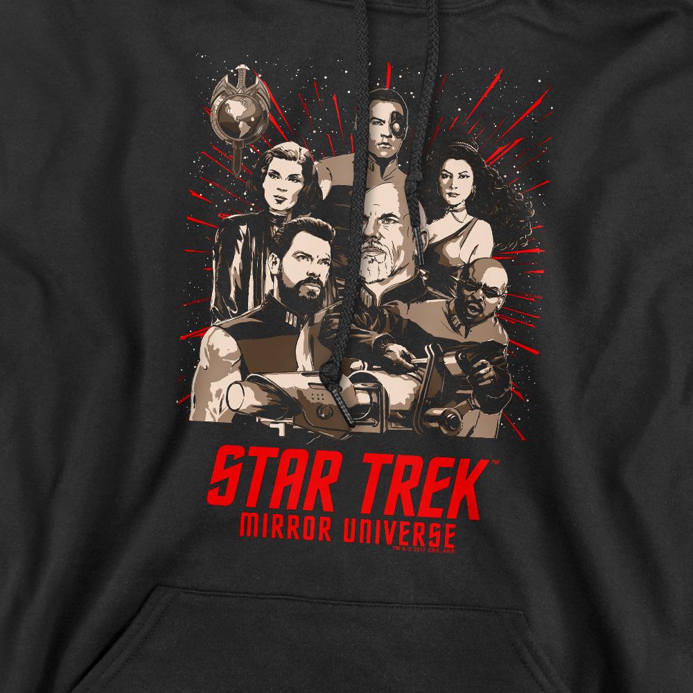 Black - Pack Shot - Star Trek Mens Poster Hoodie