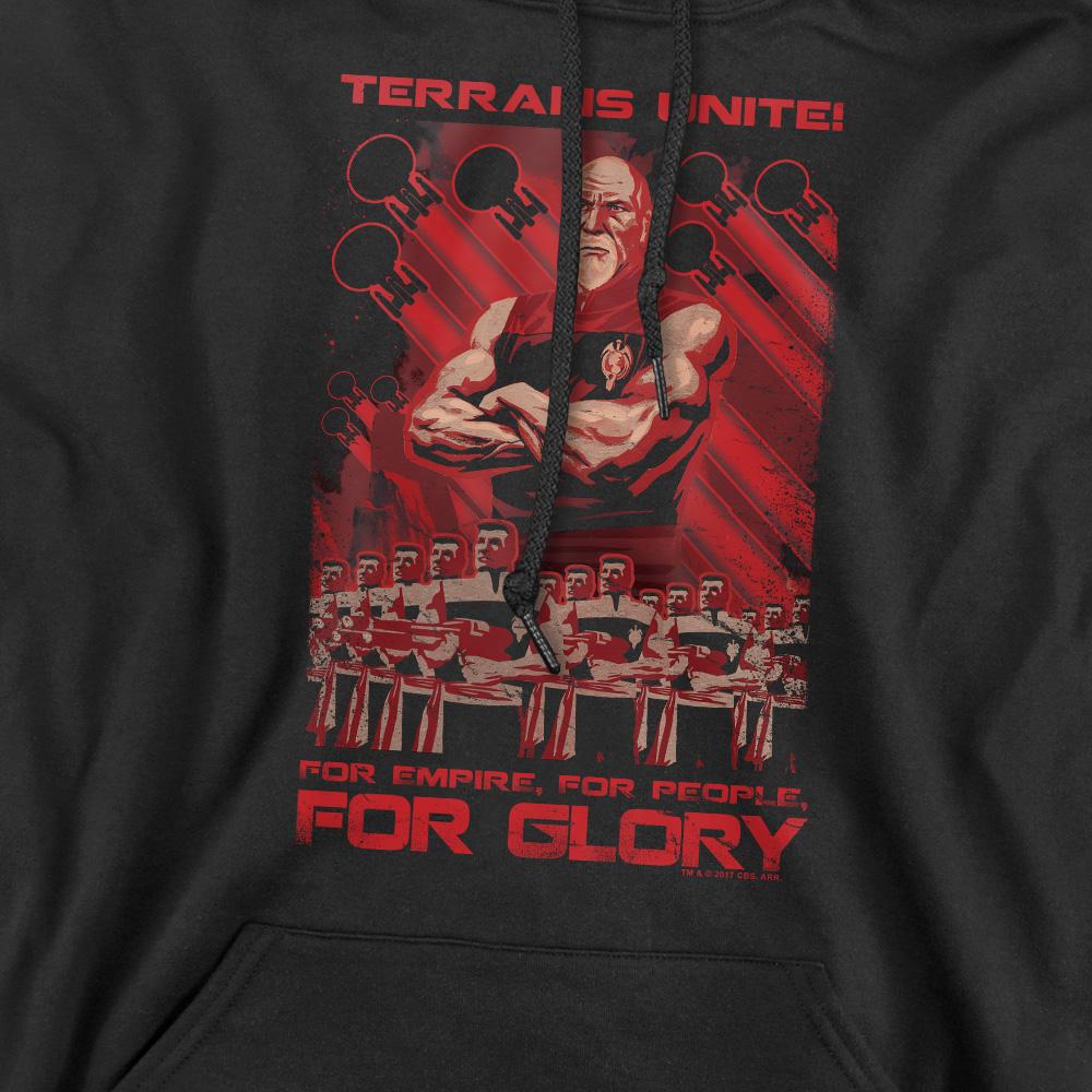Black - Pack Shot - Star Trek Mens Terrans Unite Hoodie