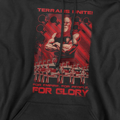Black - Pack Shot - Star Trek Mens Terrans Unite Hoodie