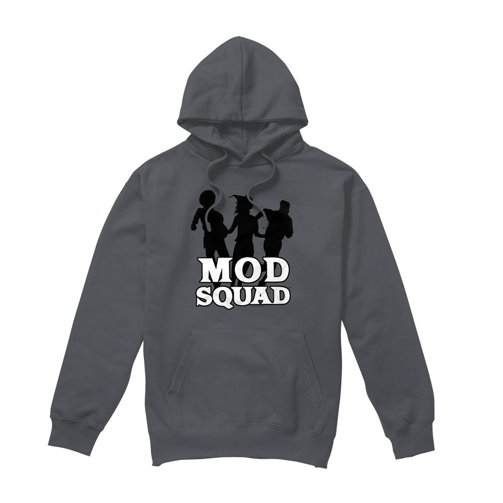 Charcoal - Front - The Mod Squad Mens Run Simple Hoodie