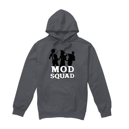 Charcoal - Front - The Mod Squad Mens Run Simple Hoodie