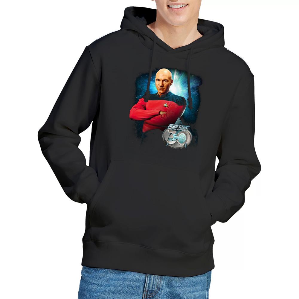 Black - Lifestyle - Star Trek Mens 30 Jean-Luc Picard Hoodie