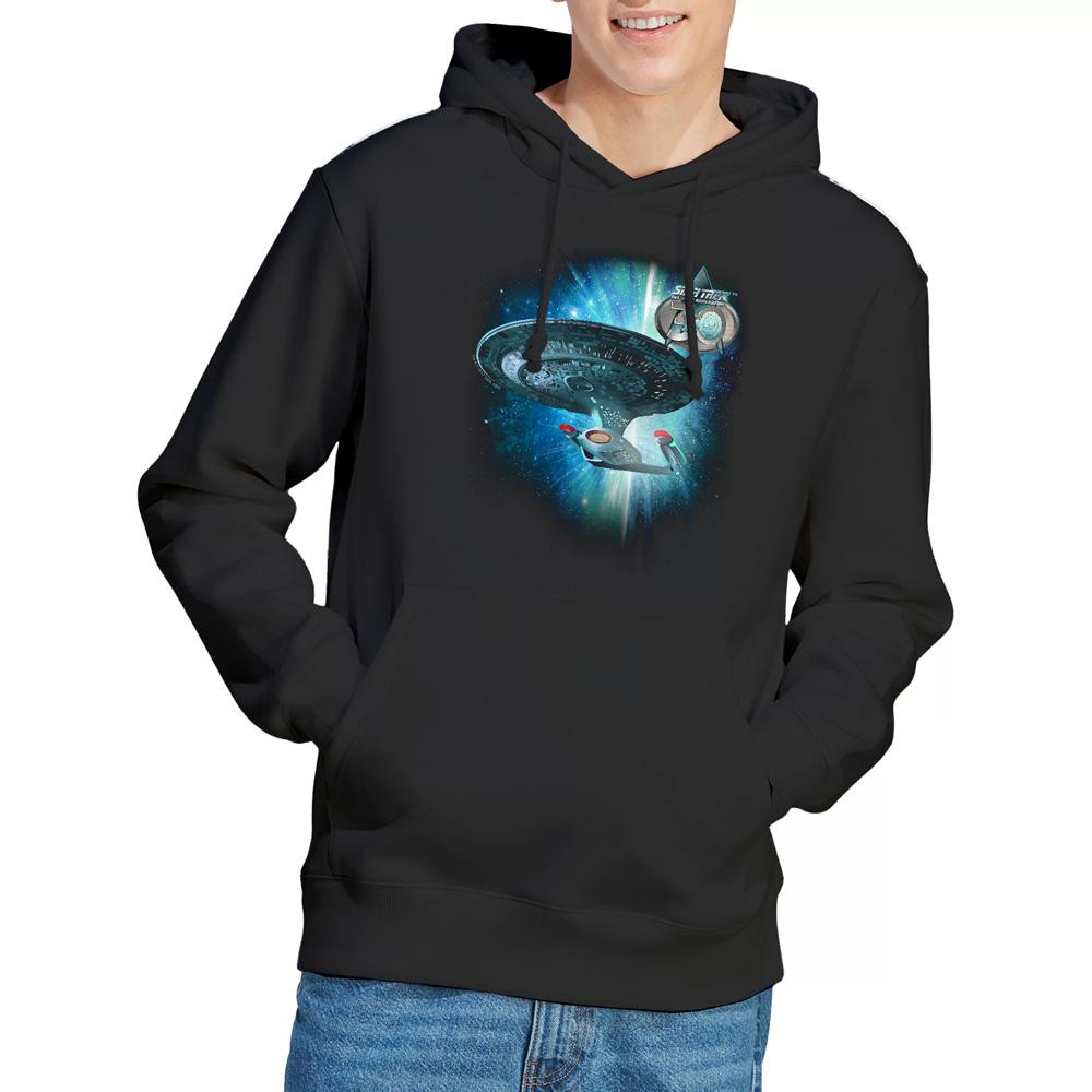 Black - Lifestyle - Star Trek Mens Ship 30 Hoodie