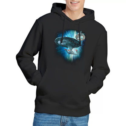Black - Lifestyle - Star Trek Mens Ship 30 Hoodie