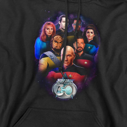 Black - Pack Shot - Star Trek Mens 30 Crew Hoodie