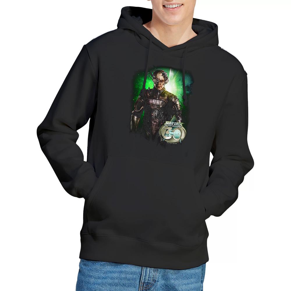 Black - Lifestyle - Star Trek Mens Borg 30 Hoodie