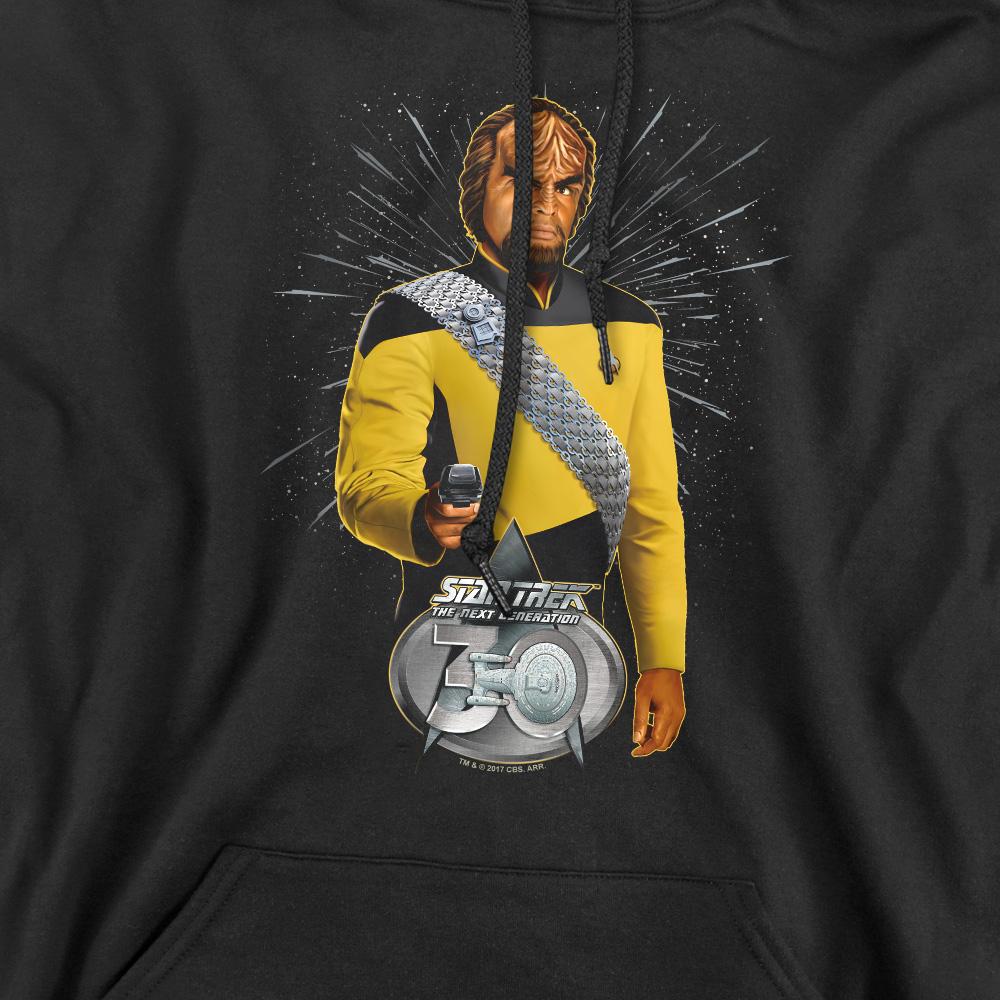 Black - Pack Shot - Star Trek Mens 30 Worf Hoodie