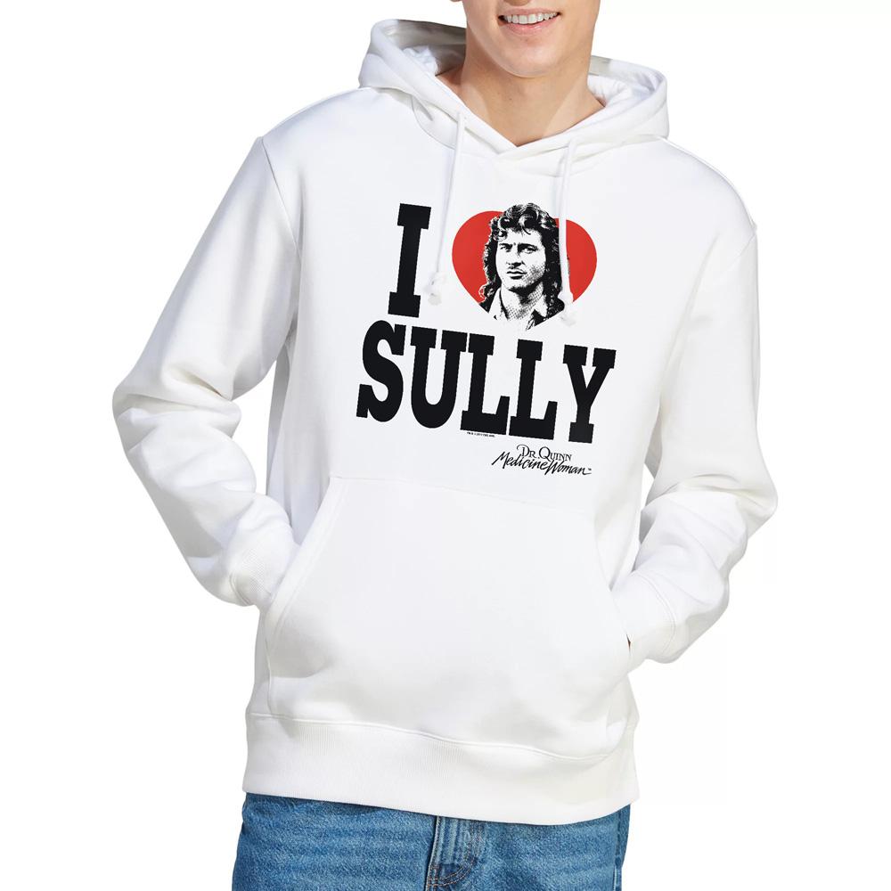 White - Lifestyle - Dr. Quinn, Medicine Woman Mens I Heart Sully Hoodie