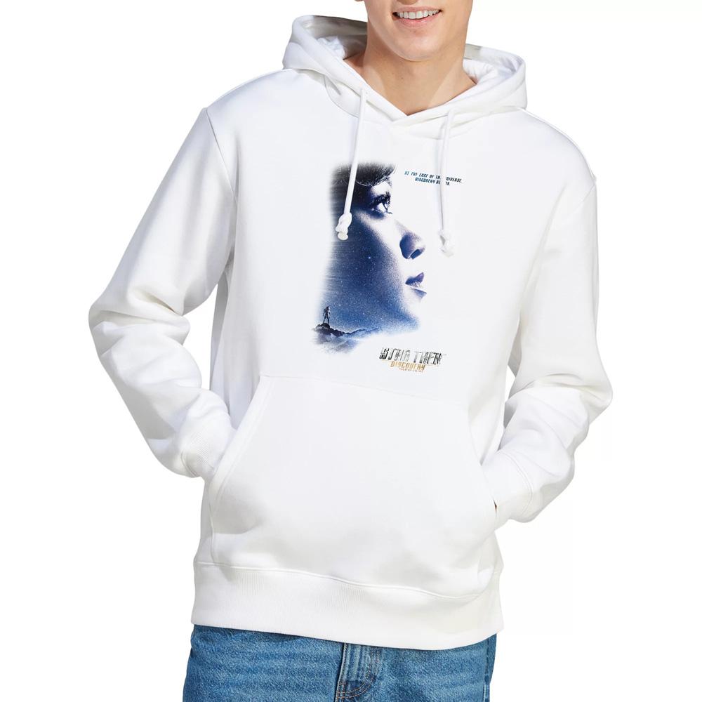 White - Pack Shot - Star Trek: Discovery Mens Discovery Begins Hoodie