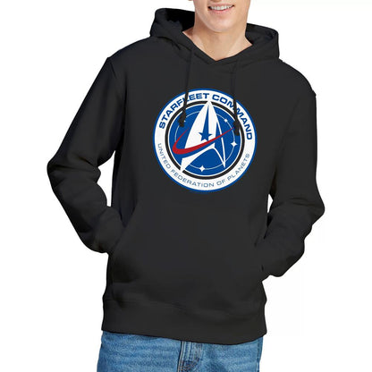 Black - Lifestyle - Star Trek: Discovery Mens Starfleet Command Hoodie