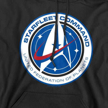Black - Pack Shot - Star Trek: Discovery Mens Starfleet Command Hoodie