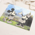 Stone - Side - Disney Womens-Ladies Mickey & Minnie Mouse Crop Hoodie