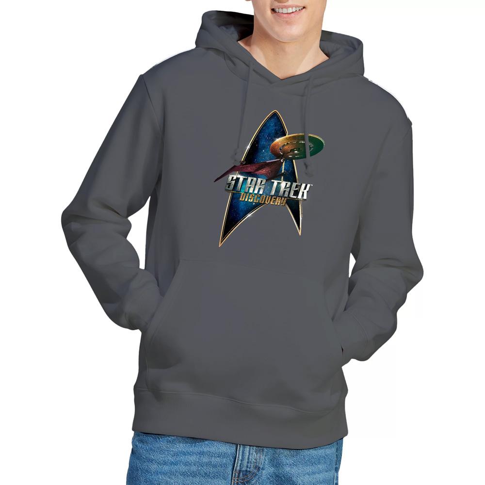 Charcoal - Lifestyle - Star Trek: Discovery Mens Deco Hoodie