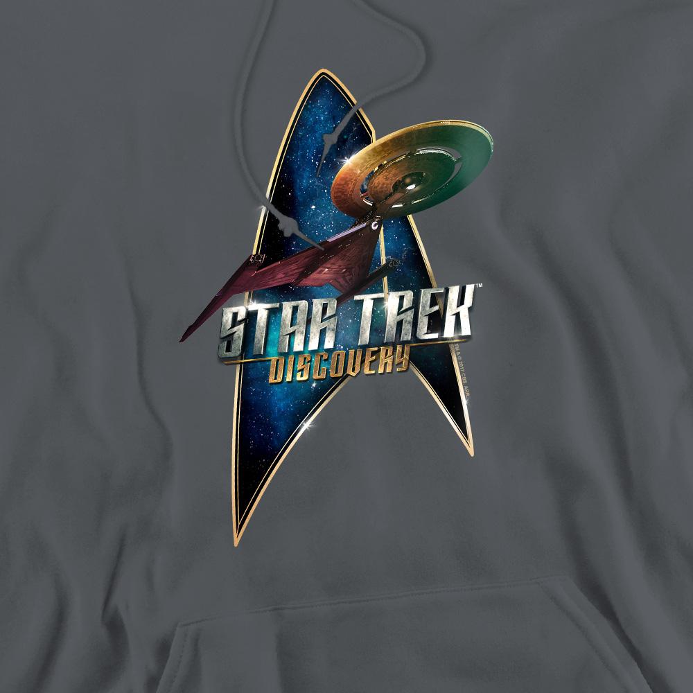 Charcoal - Pack Shot - Star Trek: Discovery Mens Deco Hoodie