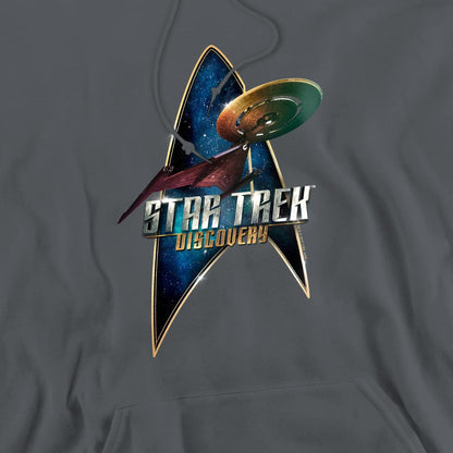 Charcoal - Pack Shot - Star Trek: Discovery Mens Deco Hoodie