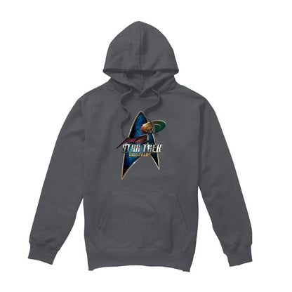 Charcoal - Front - Star Trek: Discovery Mens Deco Hoodie