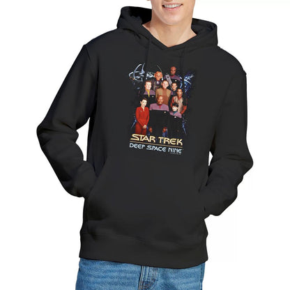 Black - Lifestyle - Star Trek Mens DS9 Crew Hoodie