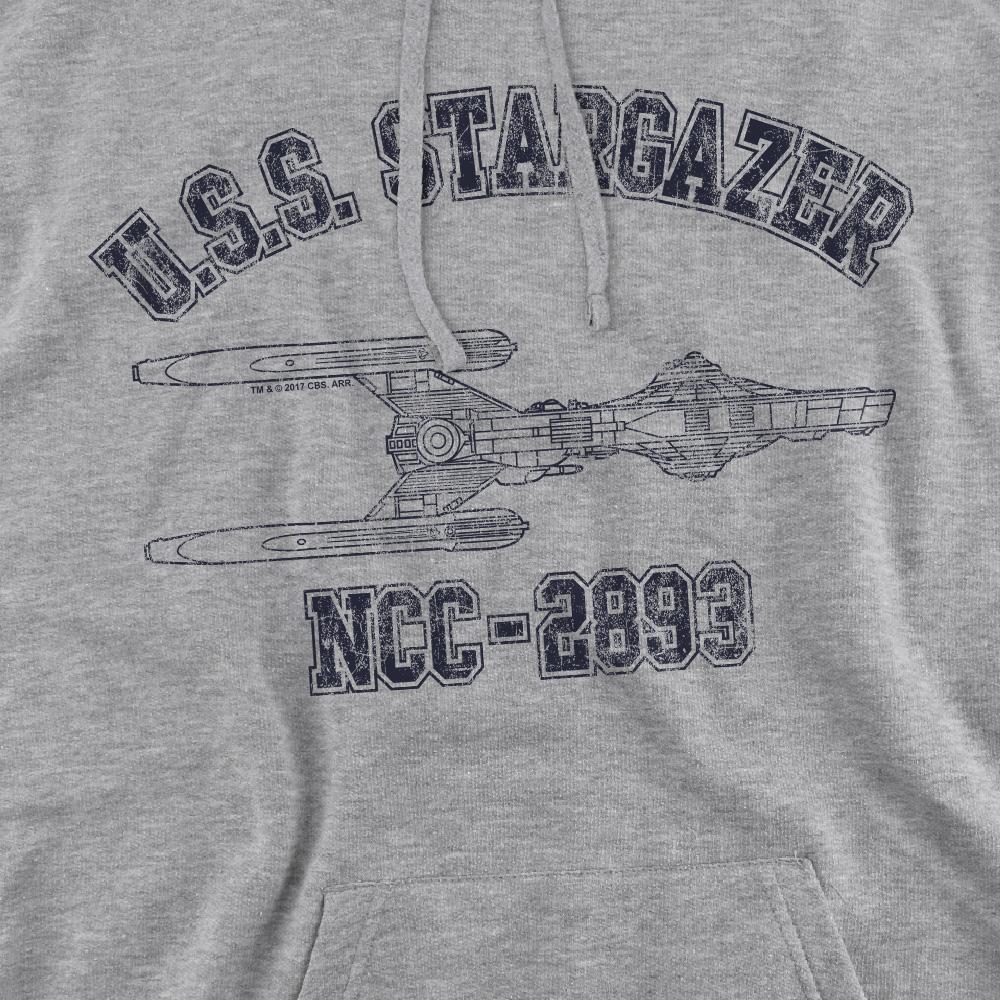 Sport Heather - Pack Shot - Star Trek Mens Stargazer Athletic Hoodie