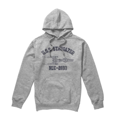 Sport Heather - Front - Star Trek Mens Stargazer Athletic Hoodie