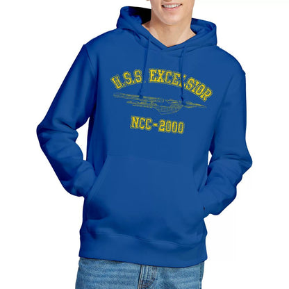 Royal Blue - Lifestyle - Star Trek Mens Excelsior Athletic Hoodie