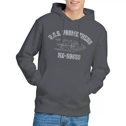 Charcoal - Lifestyle - Star Trek Mens Prometheus Athletic Hoodie