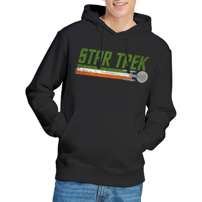 Black - Lifestyle - Star Trek Mens Irish Enterprise Hoodie