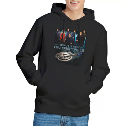 Black - Lifestyle - Star Trek Mens Enterprise Crew Hoodie