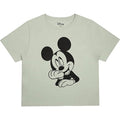 Green-Black - Back - Disney Womens-Ladies Dreamboat Mickey Mouse Long Pyjama Set