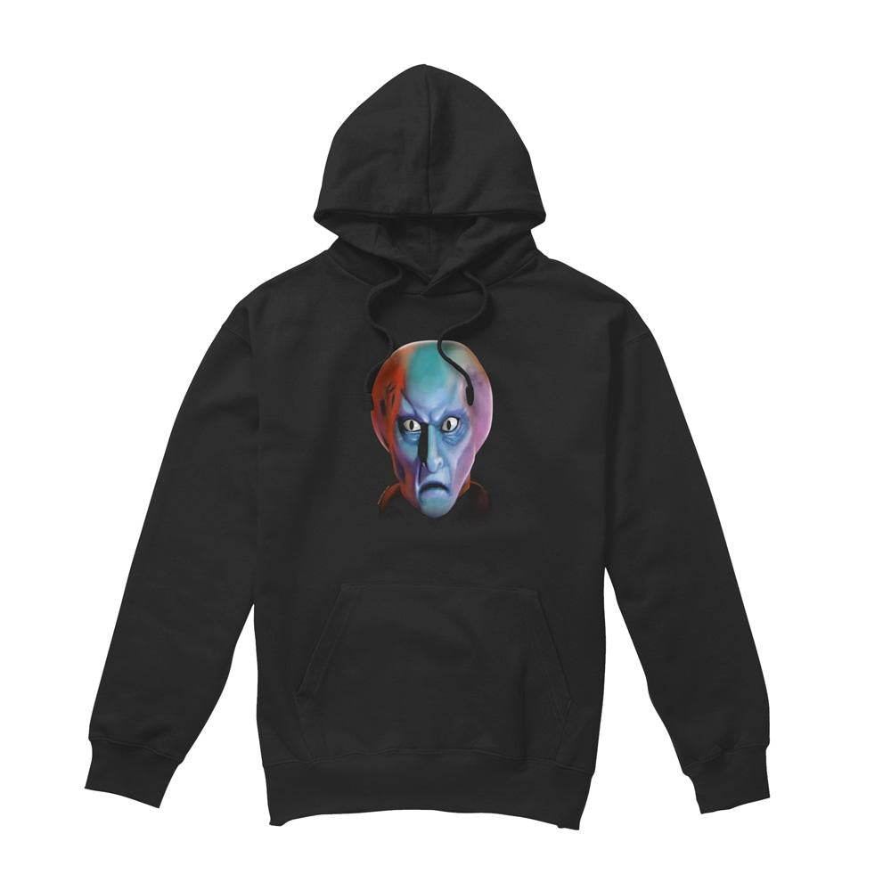 Black - Front - Star Trek Mens Balok Head Hoodie