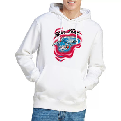 White - Lifestyle - Star Trek Mens Airbrush Hoodie